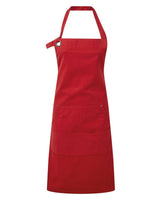Artisan Collection by Reprime Calibre Heavy Cotton Canvas Pocket Apron. RP137 - Red