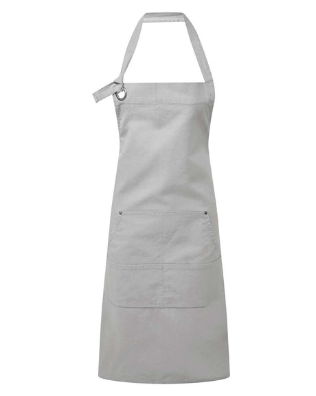 Artisan Collection by Reprime Calibre Heavy Cotton Canvas Pocket Apron. RP137 - Silver