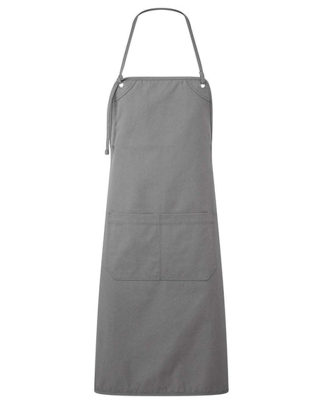 Artisan Collection by Reprime Artisan's Choice Double Pocket Canvas Apron. RP181 - Dark Grey