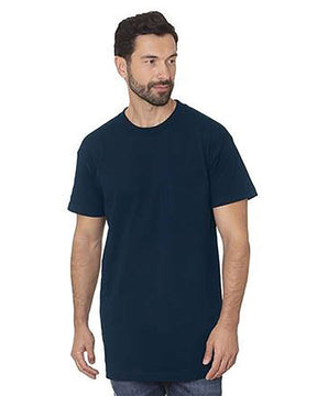 Bayside Men's Tall USA Made Pocket T-Shirt. 7200T - Navy