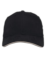 Adams Headwear Performer Cap. PE102 - Black/ Khaki