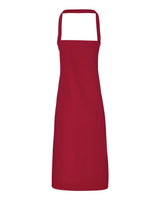 Artisan Collection by Reprime Organic Cotton Bib Apron. RP102 - Burgundy