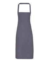 Artisan Collection by Reprime Organic Cotton Bib Apron. RP102 - Dark Grey