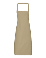 Artisan Collection by Reprime Organic Cotton Bib Apron. RP102 - Khaki