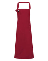 Artisan Collection by Reprime Calibre Heavy Cotton Canvas Bib Apron. RP130 - Burgundy