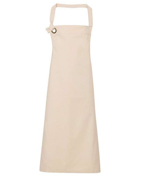 Artisan Collection by Reprime Calibre Heavy Cotton Canvas Bib Apron. RP130 - Natural