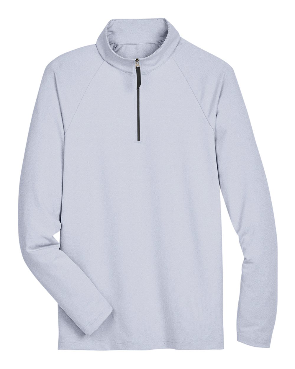 Devon & Jones Men's CrownLux Performance® Clubhouse Micro-Stripe Quarter-Zip Pullover. DG480 - Navy