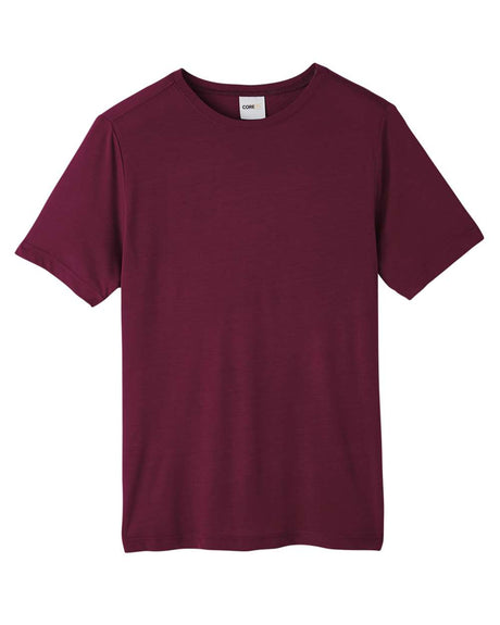 CORE365 Unisex Fusion ChromaSoft™ Performance T-Shirt. CE111 - Burgundy