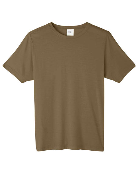 CORE365 Unisex Fusion ChromaSoft™ Performance T-Shirt. CE111 - Coyote Brown