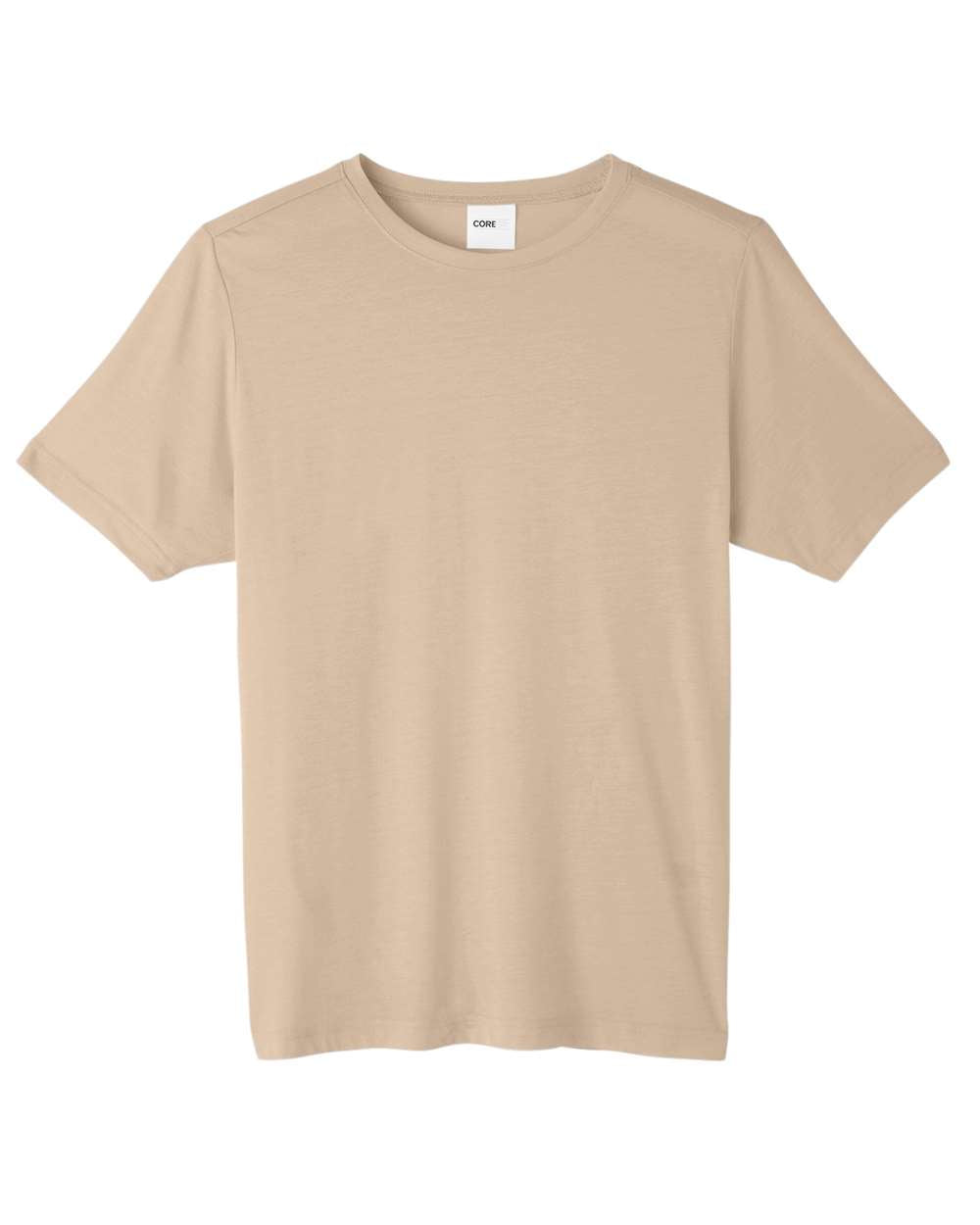CORE365 Unisex Fusion ChromaSoft™ Performance T-Shirt. CE111 - Stone
