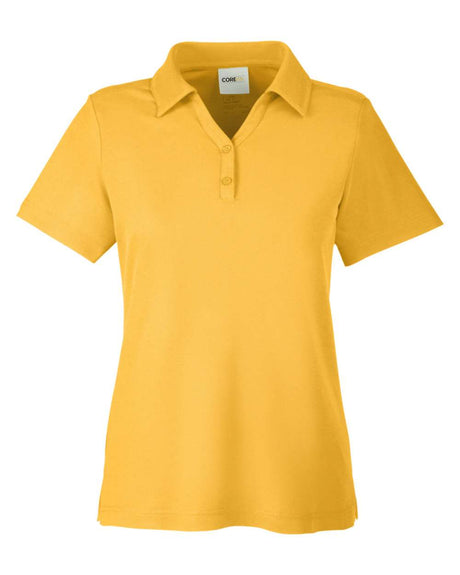 CORE365 Women's Fusion ChromaSoft™ Pique Polo. CE112W - Campus Gold
