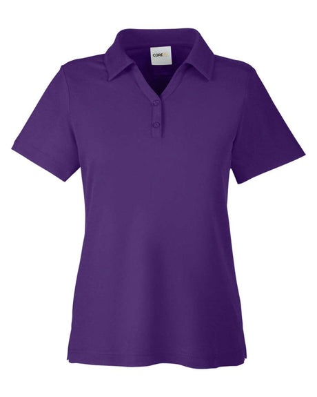 CORE365 Women's Fusion ChromaSoft™ Pique Polo. CE112W - Campus Purple