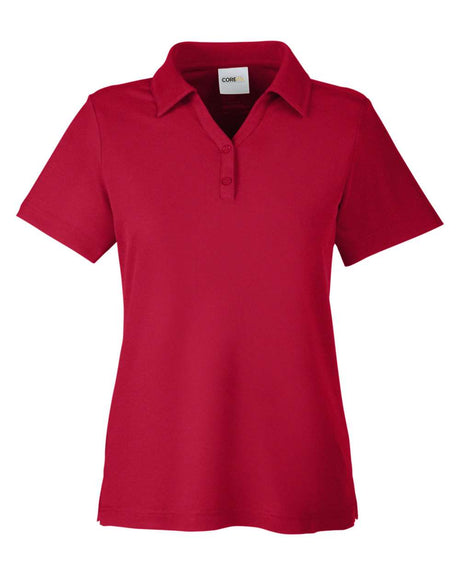 CORE365 Women's Fusion ChromaSoft™ Pique Polo. CE112W - Classic Red