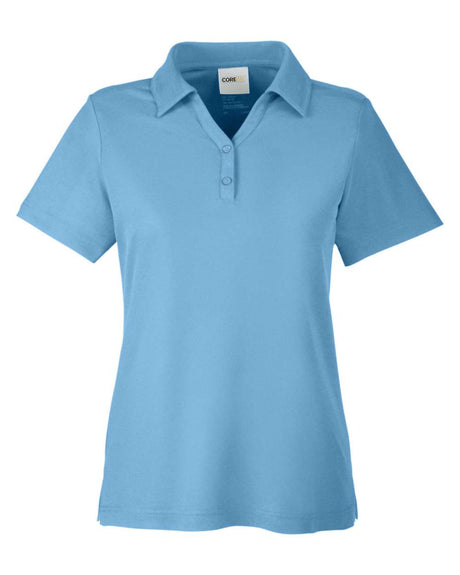 CORE365 Women's Fusion ChromaSoft™ Pique Polo. CE112W - Columbia Blue