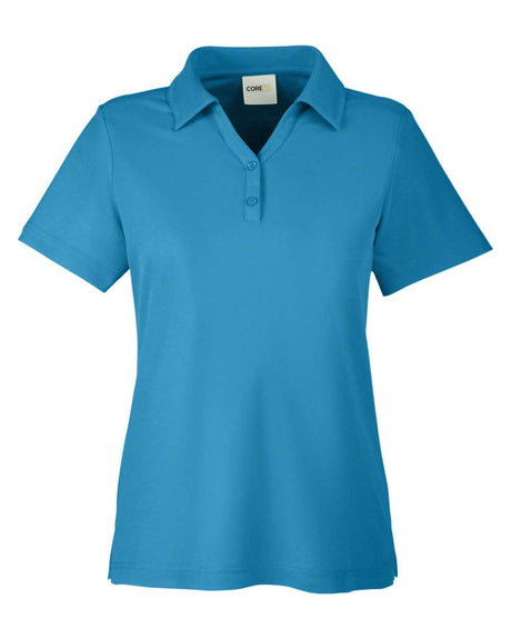 CORE365 Women's Fusion ChromaSoft™ Pique Polo. CE112W - Electric Blue