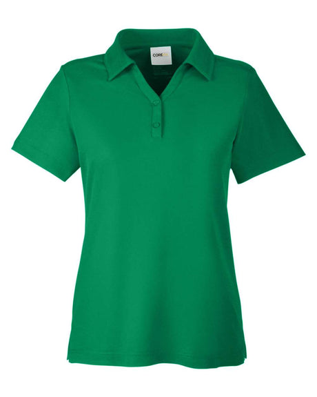 CORE365 Women's Fusion ChromaSoft™ Pique Polo. CE112W - Kelly Green