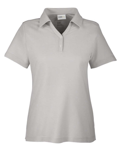 CORE365 Women's Fusion ChromaSoft™ Pique Polo. CE112W - Platinum