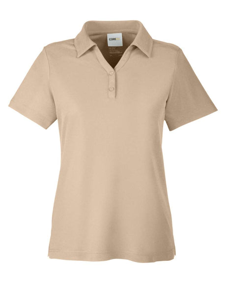 CORE365 Women's Fusion ChromaSoft™ Pique Polo. CE112W - Stone