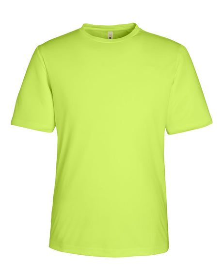 CORE365 Unisex Capital Performance T-Shirt. CE10 - Safety Yellow