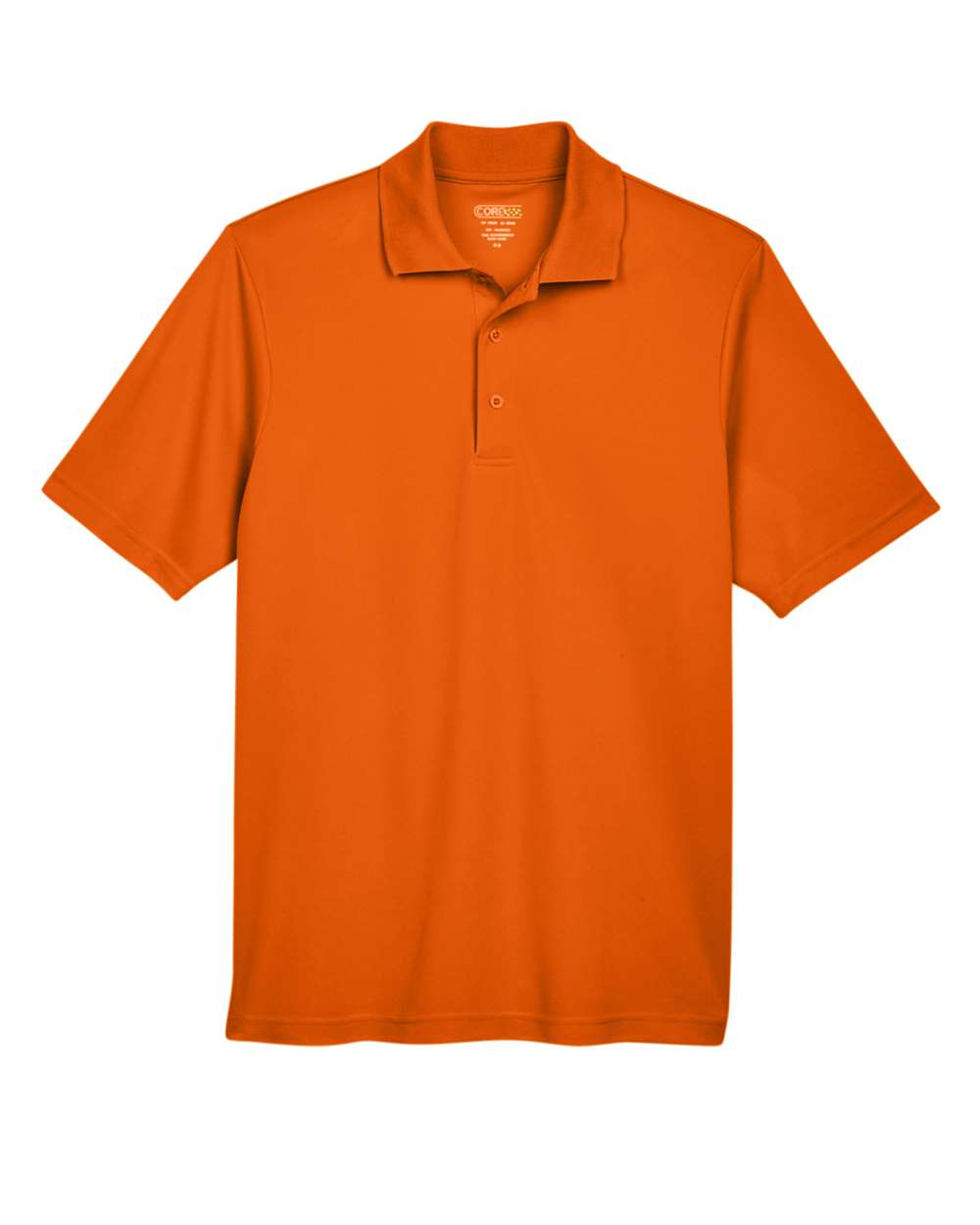 CORE365 Men's Origin Performance Piqué Polo. 88181 - Campus Orange
