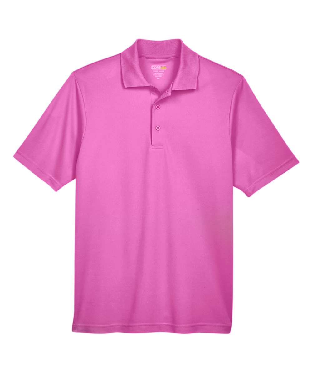CORE365 Men's Origin Performance Piqué Polo. 88181 - Charity Pink