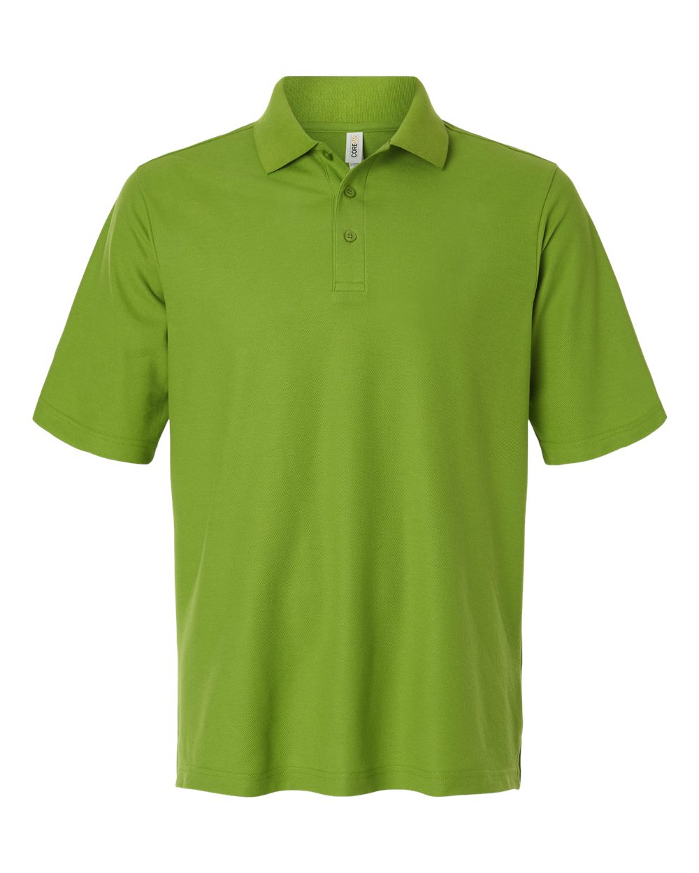 CORE365 Men's Resolve CVC Performance Pique Polo. CE106 - Acid Green