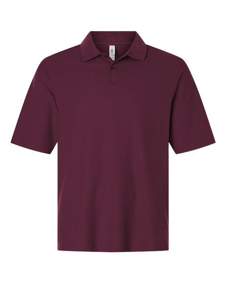 CORE365 Men's Resolve CVC Performance Pique Polo. CE106 - Burgundy