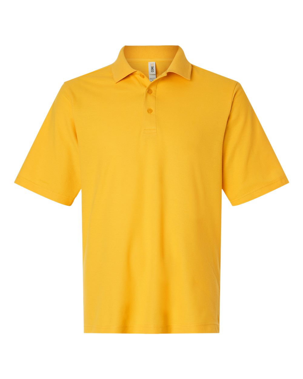 CORE365 Men's Resolve CVC Performance Pique Polo. CE106 - Campus Gold