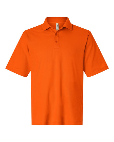 CORE365 Men's Resolve CVC Performance Pique Polo. CE106 - Campus Orange