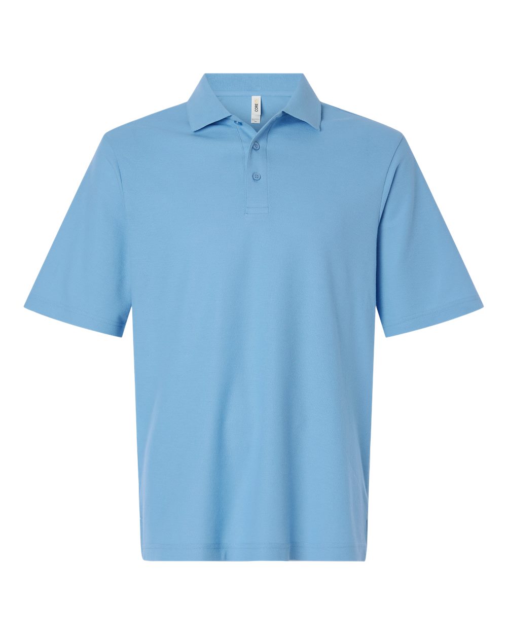 CORE365 Men's Resolve CVC Performance Pique Polo. CE106 - Columbia Blue