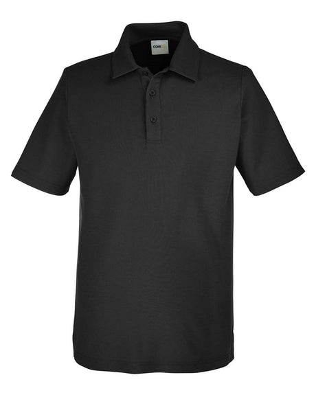 CORE365 Men's Fusion ChromaSoft™ Pique Polo. CE112 - Black