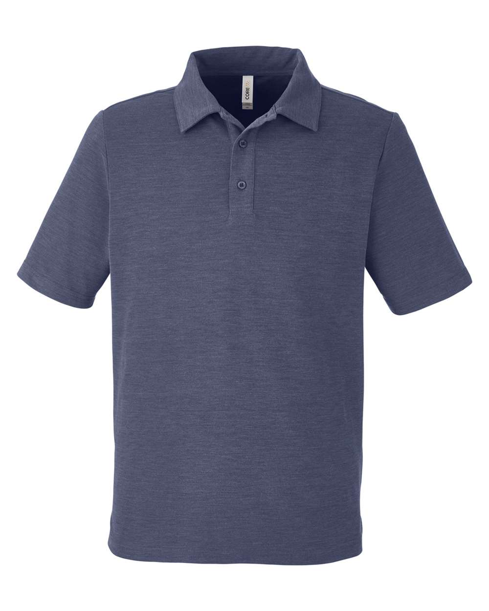 CORE365 Men's Fusion ChromaSoft™ Pique Polo. CE112 - Classic Navy Heather