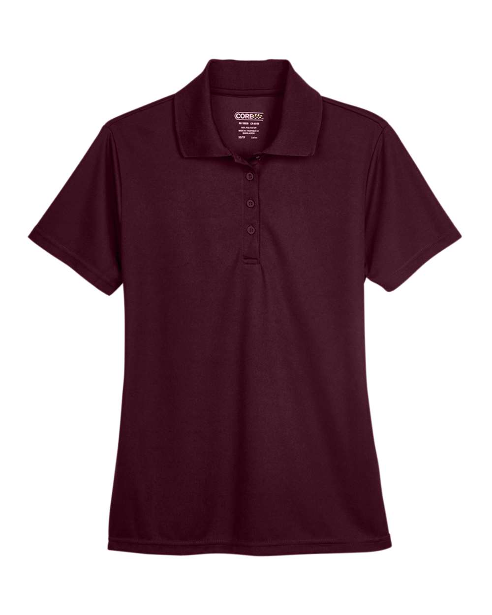 CORE365 Women's Origin Performance Piqué Polo. 78181 - Burgundy