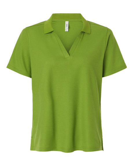 CORE365 Women's Resolve CVC Performance Pique Polo. CE106W - Acid Green