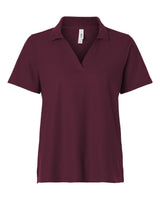 CORE365 Women's Resolve CVC Performance Pique Polo. CE106W - Burgundy