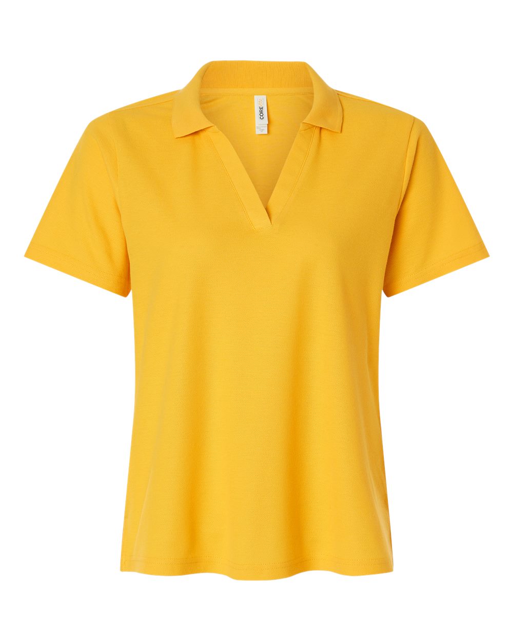 CORE365 Women's Resolve CVC Performance Pique Polo. CE106W - Campus Gold