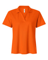 CORE365 Women's Resolve CVC Performance Pique Polo. CE106W - Campus Orange