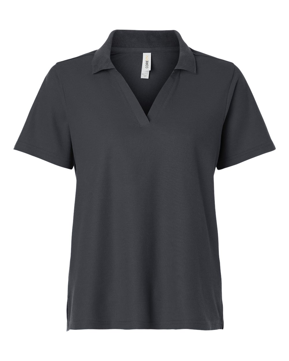 CORE365 Women's Resolve CVC Performance Pique Polo. CE106W - Carbon