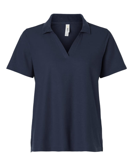 CORE365 Women's Resolve CVC Performance Pique Polo. CE106W - Classic Navy
