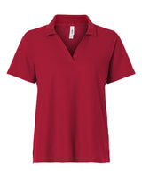 CORE365 Women's Resolve CVC Performance Pique Polo. CE106W - Classic Red
