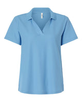CORE365 Women's Resolve CVC Performance Pique Polo. CE106W - Columbia Blue