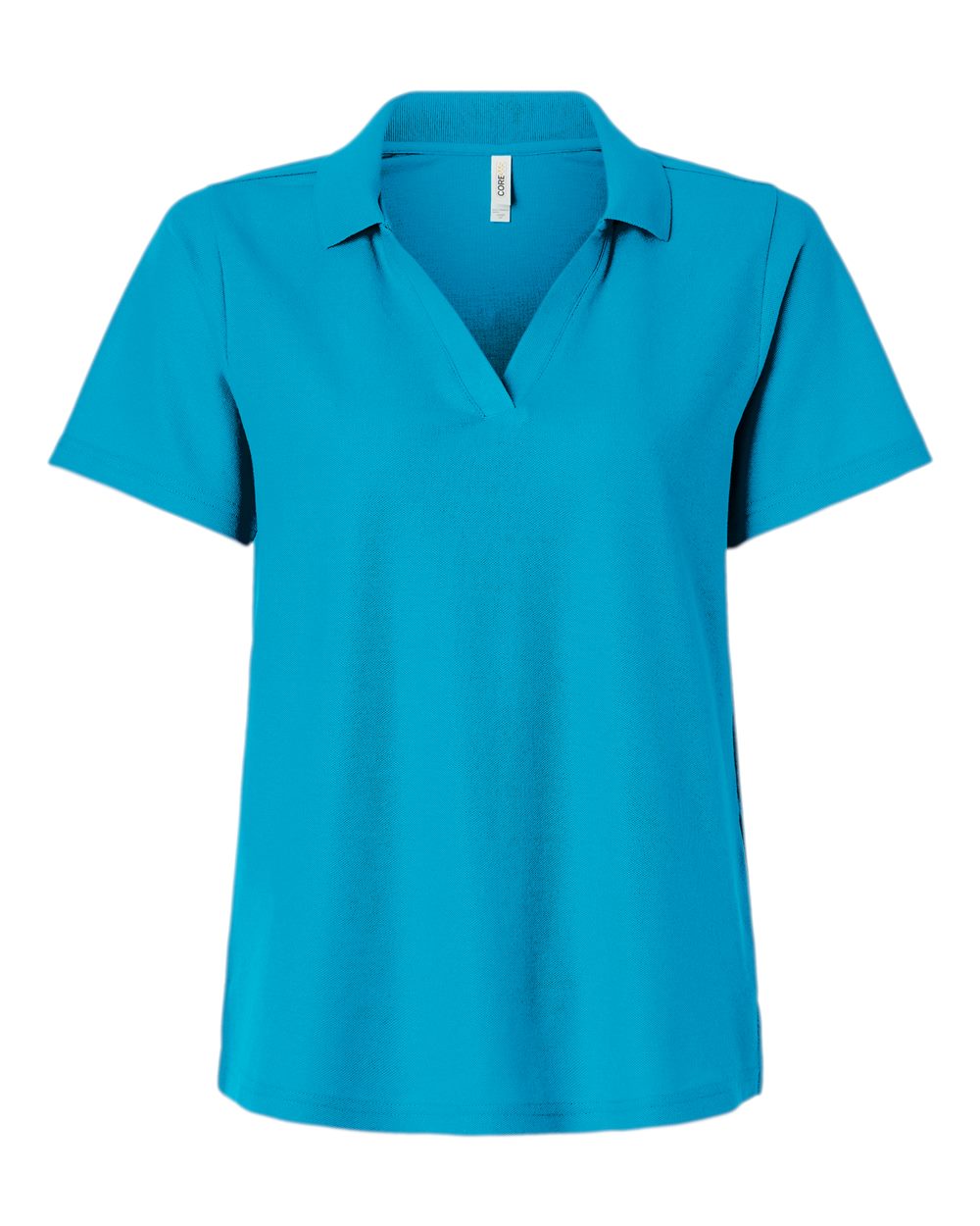 CORE365 Women's Resolve CVC Performance Pique Polo. CE106W - Electric Blue