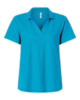 CORE365 Women's Resolve CVC Performance Pique Polo. CE106W - Electric Blue
