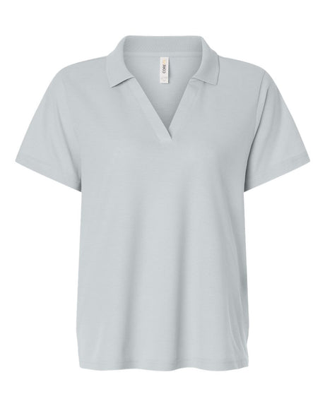 CORE365 Women's Resolve CVC Performance Pique Polo. CE106W - Platinum