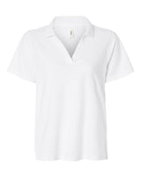 CORE365 Women's Resolve CVC Performance Pique Polo. CE106W - White