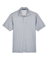 Devon & Jones Men's CrownLux Performance® Address Mélange Polo. DG22 - Grey Melange