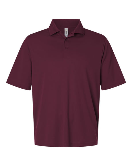 CORE365 Men's Nova Performance Pique Polo. CE108 - Burgundy