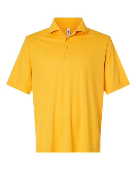 CORE365 Men's Nova Performance Pique Polo. CE108 - Campus Gold