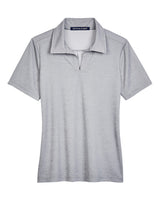 Devon & Jones Women's CrownLux Performance® Address Melange Polo. DG22W - Grey Melange