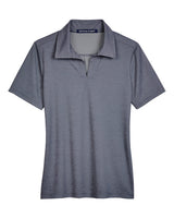 Devon & Jones Women's CrownLux Performance® Address Melange Polo. DG22W - Navy Melange
